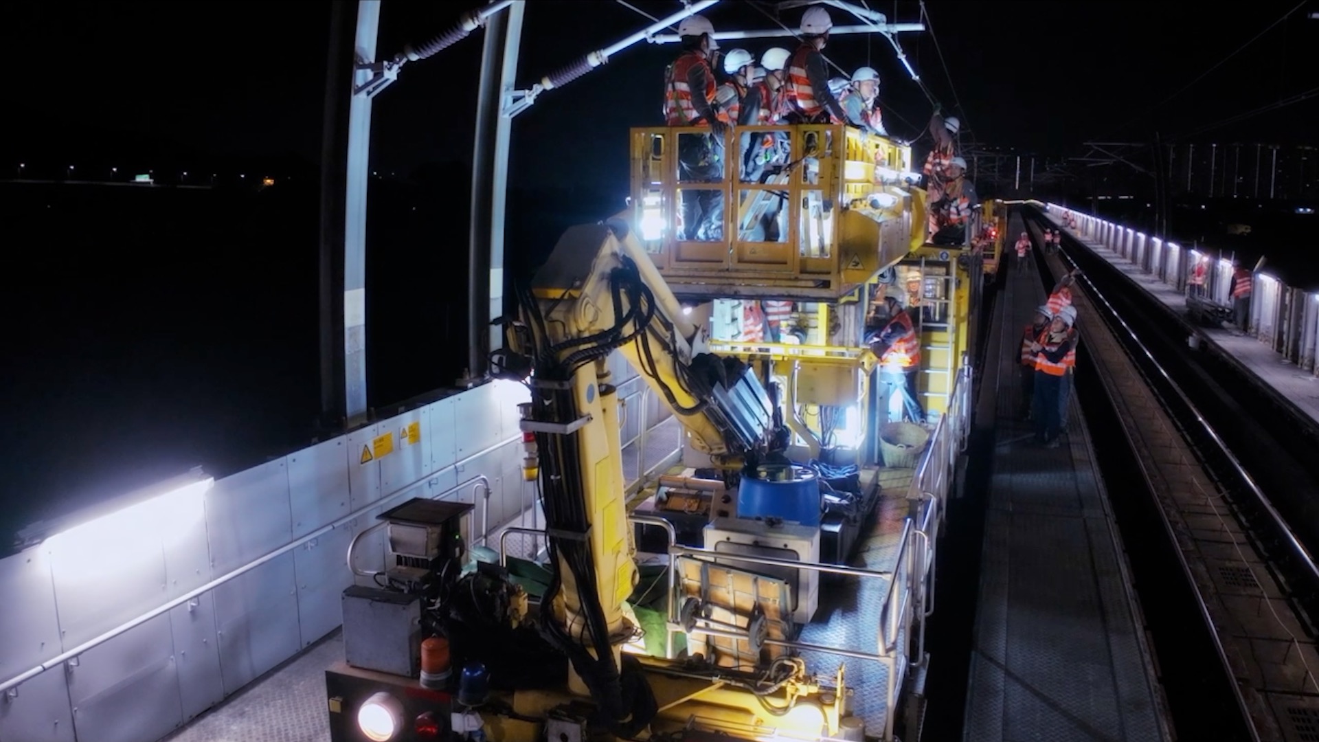 Modification of Overlaps of the Overhead Line Completed